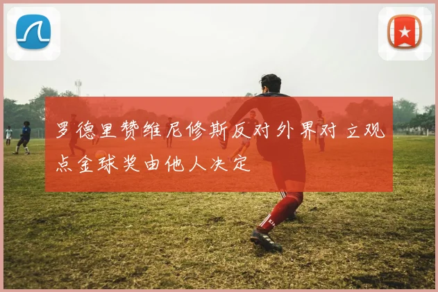 罗德里赞维尼修斯反对外界对立观点金球奖由他人决定